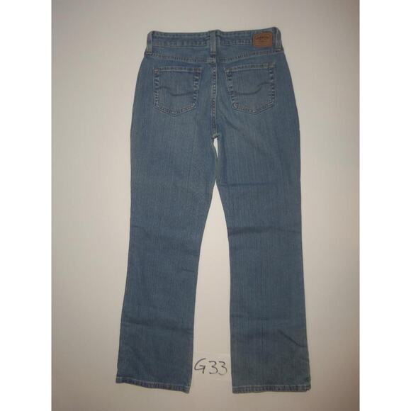 Levi Blue Jeans Size 6 M Mid Rise Boot Cut Stretch Womens -0220G33 - Picture 3 of 3